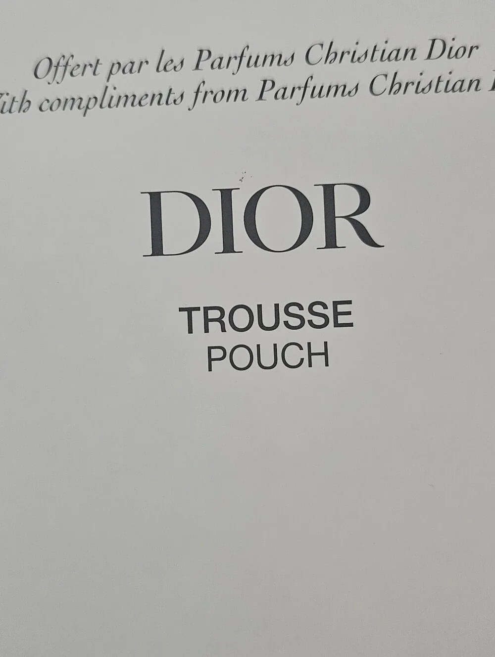 Dior Miss Dior Pink Cosmetic Makeup Pouch Bag NEW GWP